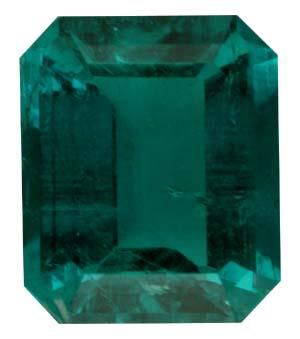 Emerald/Octagon Genuine Emerald (Black Box)