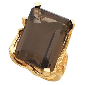 Ring Mounting for Emerald Shape Gemstone