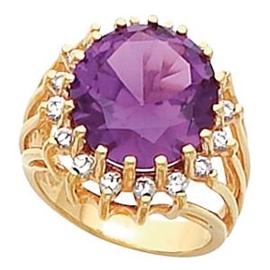  Ring Mounting for Round Gemstone