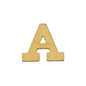 8mm Courier Block Large Initials