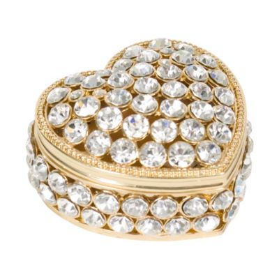 Heart Hinged Jewelry Box