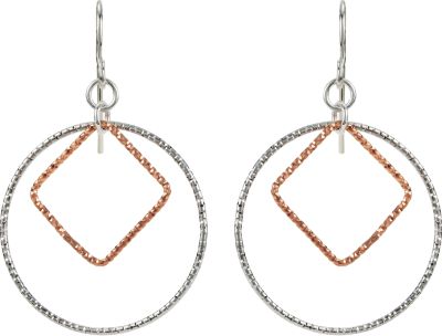 Geometric-Inspired Dangle Earrings