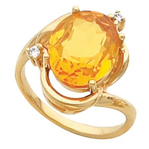 Ring Mounting for Oval Gemstone 