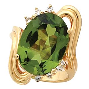 Ring Mounting for Oval Gemstone 