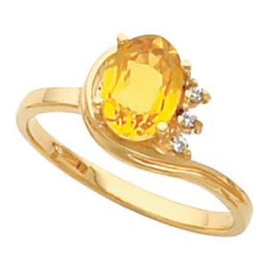 Ring Mounting for Oval Gemstone 