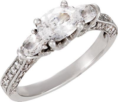 Semi-Mount Engagement Ring  