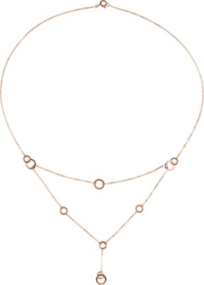Multi-Circle Fashion Necklace