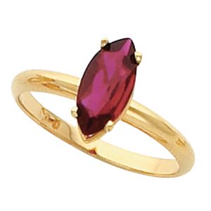 Ring Mounting for Marquise Gemstone