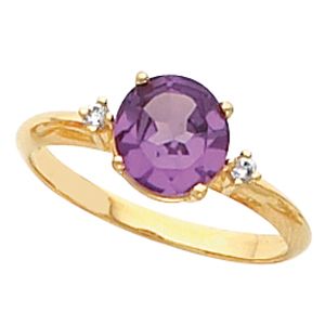  Ring Mounting for Round Gemstone Solitaire
