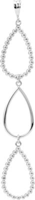 Triple Teardrop Shaped Pendant