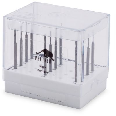 12pc Panther Twist Drill Set (.50mm - 1.6mm)