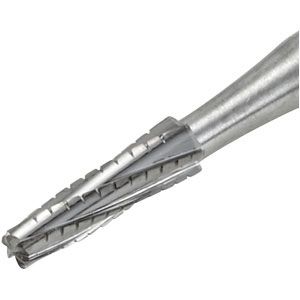 1.00mm Panther Tungsten Carbide Cone Square Cross Cut Long Bur 