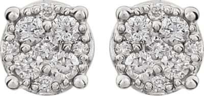 Halo-Style Stud Earrings