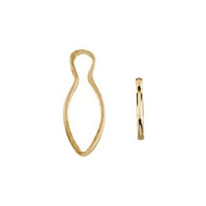 Marquise Cinch Bezel Dangle