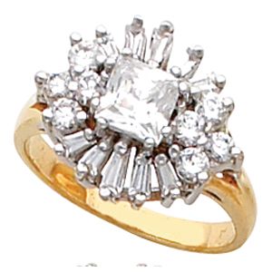 Ring Mounting for Square Stone