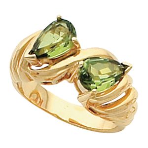 Ring Mounting for Pear Shape Gemstone 