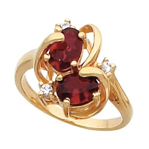 Ring Mounting for Oval Gemstone