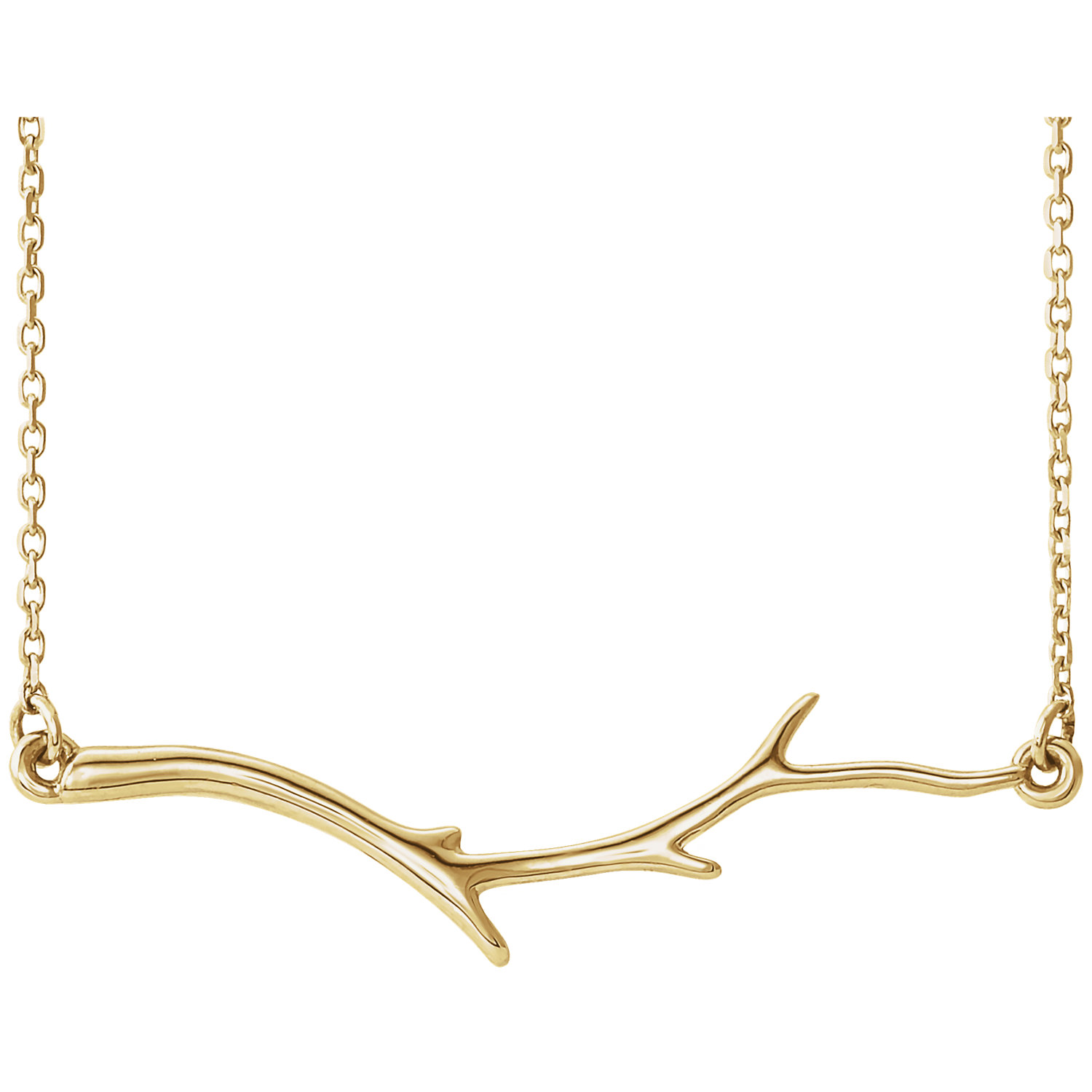 14kt Yellow Branch 18" Necklace
