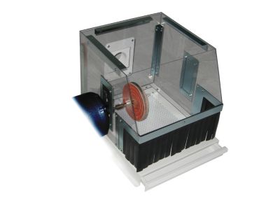 Clearview Polishing Hood with Meshed Screen