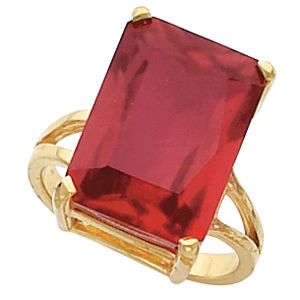 Emerald Shape Ring
