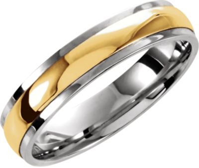 Two-Tone Comfort Fit Band