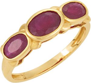 Genuine Mozambique Ruby Ring