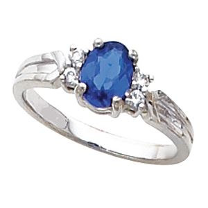 Ring Mounting for Oval Gemstone 