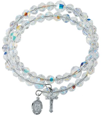 Swarovski Crystal Wrap Rosary