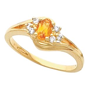 Ring Mounting for Oval Gemstone 
