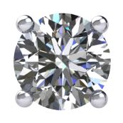 14kt White 1 CTW Diamond Earrings