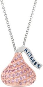 HERSHEY'S KISSES&reg; Pink CZ Necklace