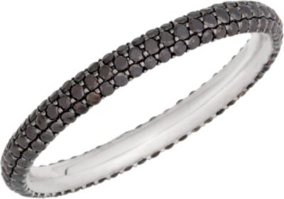 Black Diamond Eternity Band with Black Rhodium