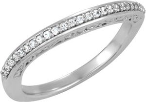 Stackable Anniversary Band Mounting