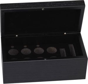 Gold Test Presentation Box with 8 Compartments
