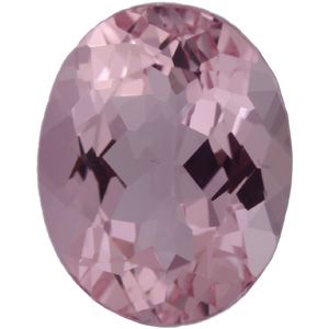 Oval Genuine Morganite (Black Box)