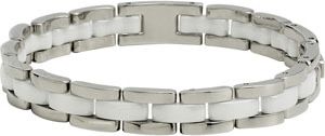 Ceramic Couture&trade; and Stainless Steel Bracelet