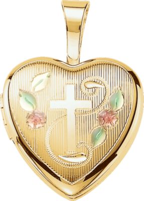 Cross Heart Locket