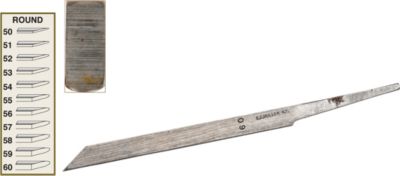 Carbon Steel Graver, Round #51