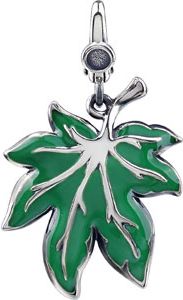 Enamel Leaf Charm