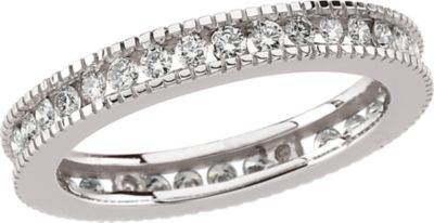 Round Diamond Eternity Band
