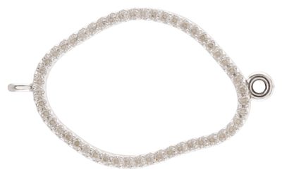 Open Silhouette Dangle Component with Jump Rings 