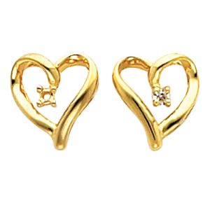 Heart Design Earring Mounting