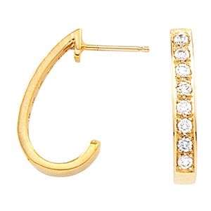 J-Hoop Earring Mounting
