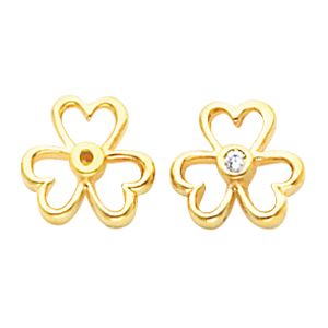 Button Earring Mounting 