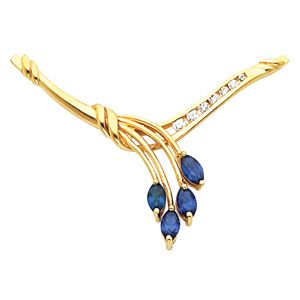 Necklace Mounting for Marquise Center
