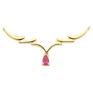 Necklace Center Mounting for Pear Center