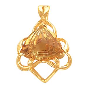 Pendant Mounting for Fancy Trillion/Triangle Center
