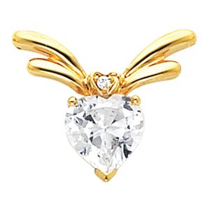 Necklace Mounting for Heart Shape Center