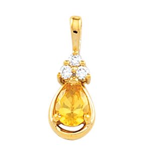 Pendant Mounting for Pear Shape Center