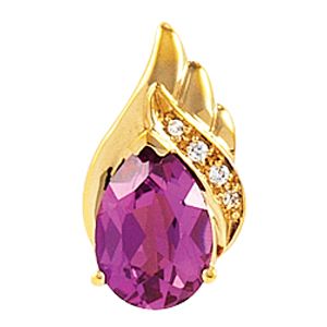 Pendant Mounting for Pear Shape Center